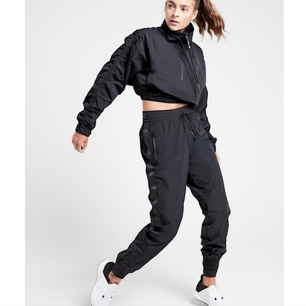 Athleta Black Track Pants Joggers